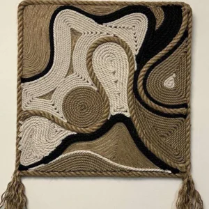 Abstract Jute Wall Art