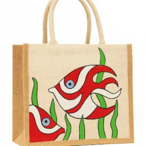 Aqua Bloom Tote Bag