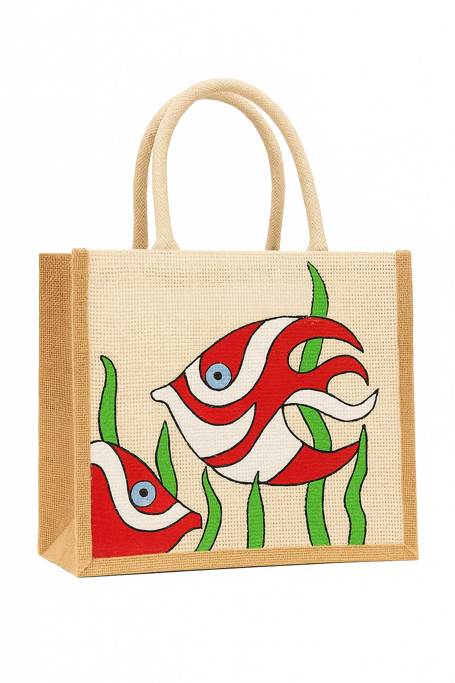 Aqua Bloom Tote Bag