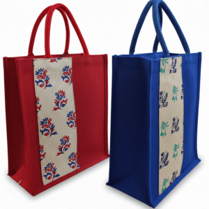 Heritage Motif Jute Carry Bag (Pack of 10)