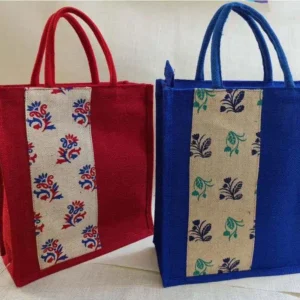 Heritage Motif Jute Carry Bag